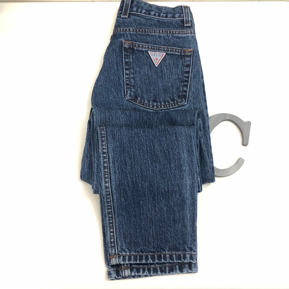 Vintage GUESS l Sz 26 l High Waisted l Straight Leg Mommy Jeans